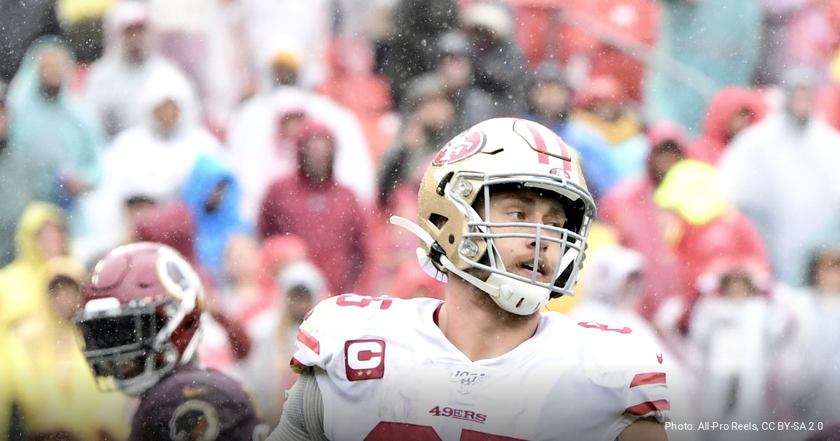 George Kittle in San Francisco 49ers uniform